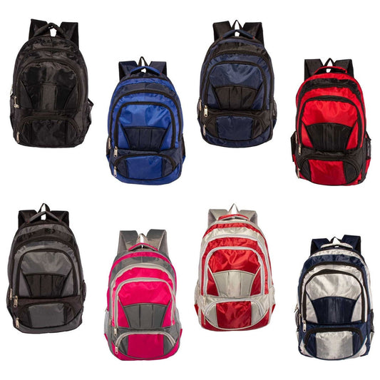 19' Langlebiger Premium-Großhandelsrucksack in 8 verschiedenen Farben - Großhandelsfall von 24