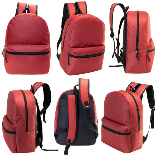 12 17 'Klassische Rucksäcke in 12 verschiedenen Farben & Ihre Wahl von 12 Bulk Hygiene Kits - Wholesale PFLEGE Package: Obdachlos, Notfall, Wohltätigkeit