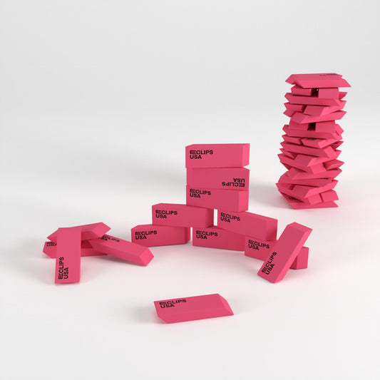 Großhandels Rosa Erasers für Back to School Students - Bulk Case von 500 Rosa Erasers