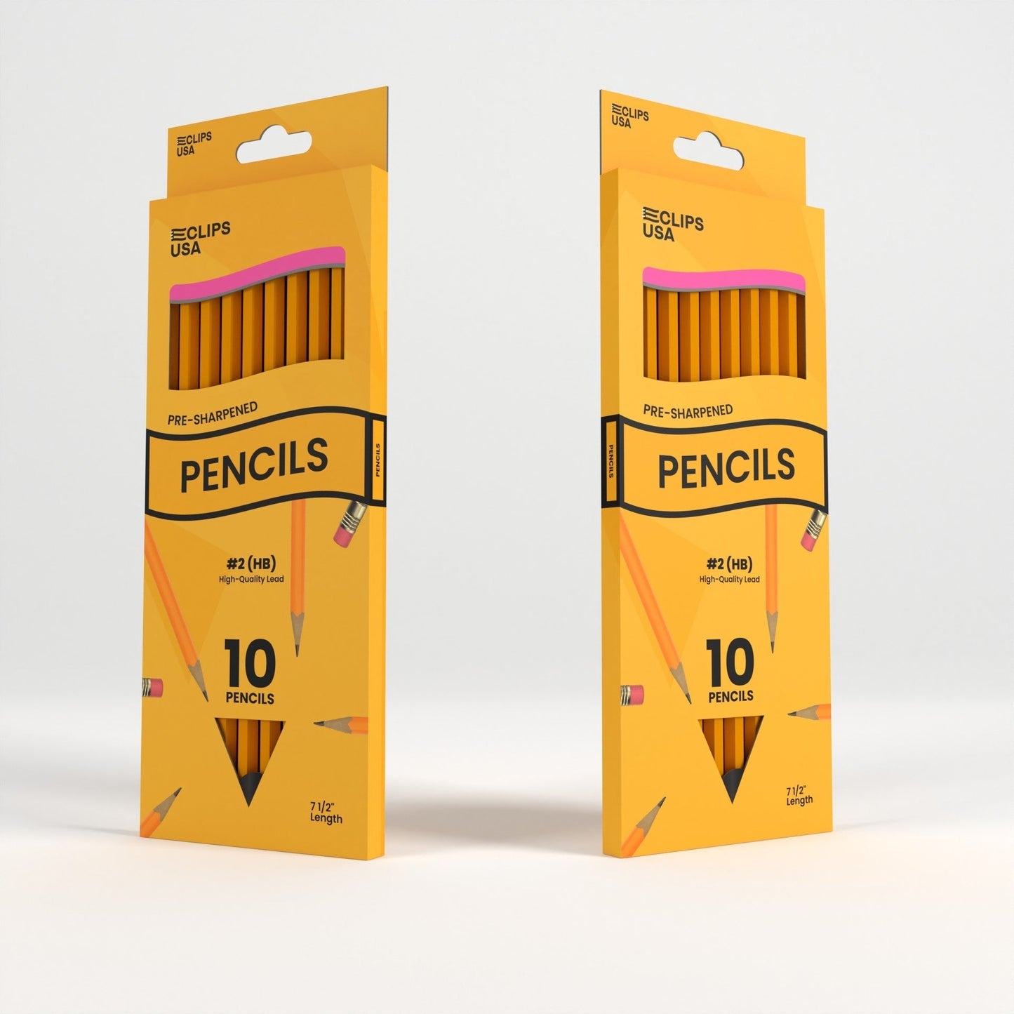 Großhandel # 2 Bleistift 10 Packung - Vorgeschärft - Bulk Case mit 80 Packungen - 800 Gesamt Bleistifte
