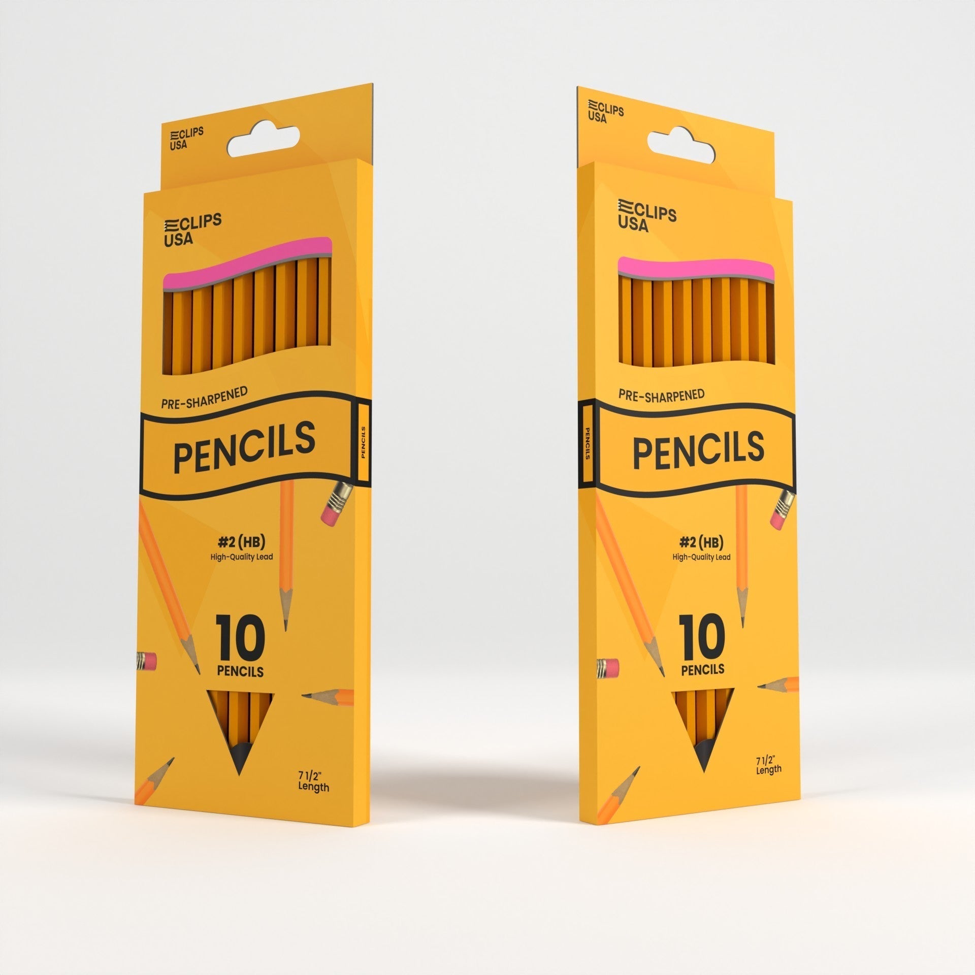 Großhandel # 2 Bleistift 10 Packung - Vorgeschärft - Bulk Case mit 80 Packungen - 800 Gesamt Bleistifte