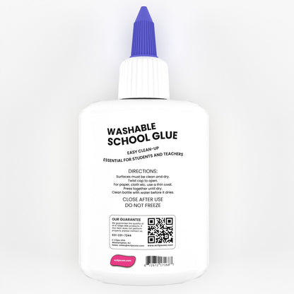Großhandel Washable School Kleber in Weiß - 35 g Squeeze Flasche - Bulk Case von 72