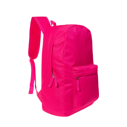 17 'Bright Wholesale School Rucksack in 6 Farben für Kinder - Bulk Case von 24 Bookbags