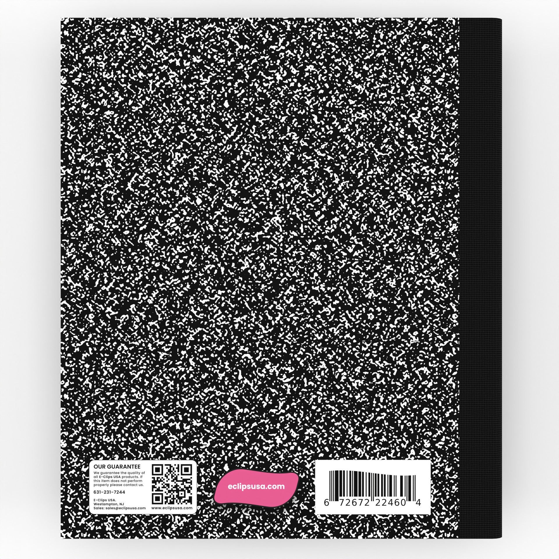 College Ruled Wholesale Composition Notebooks in Schwarz - Bulk Case von 48 Notebooks