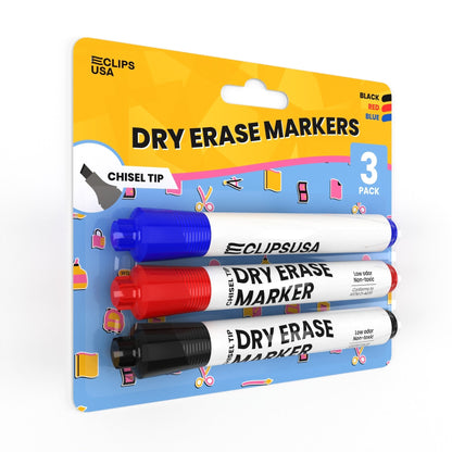 Großhandels-Trockenlöschmarken in verschiedenen Farben - Bulk Case 36 Packungen von 3 - Insgesamt 108 Marker