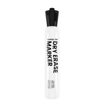 Schwarze Wholesale Dry Erase Marker mit einem Chisel-Tip - Low Geruch - Bulk Case von 250 Markern