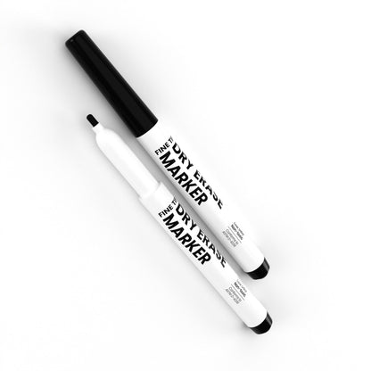 Wholesale Dry Erase Marker - Geruchsarm - ungiftig - Schwarz Feiner Tipp - Massenkoffer von 250