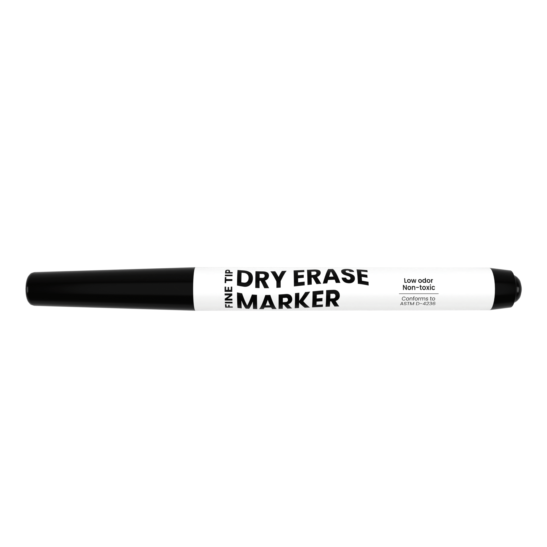 Wholesale Dry Erase Marker - Geruchsarm - ungiftig - Schwarz Feiner Tipp - Massenkoffer von 250
