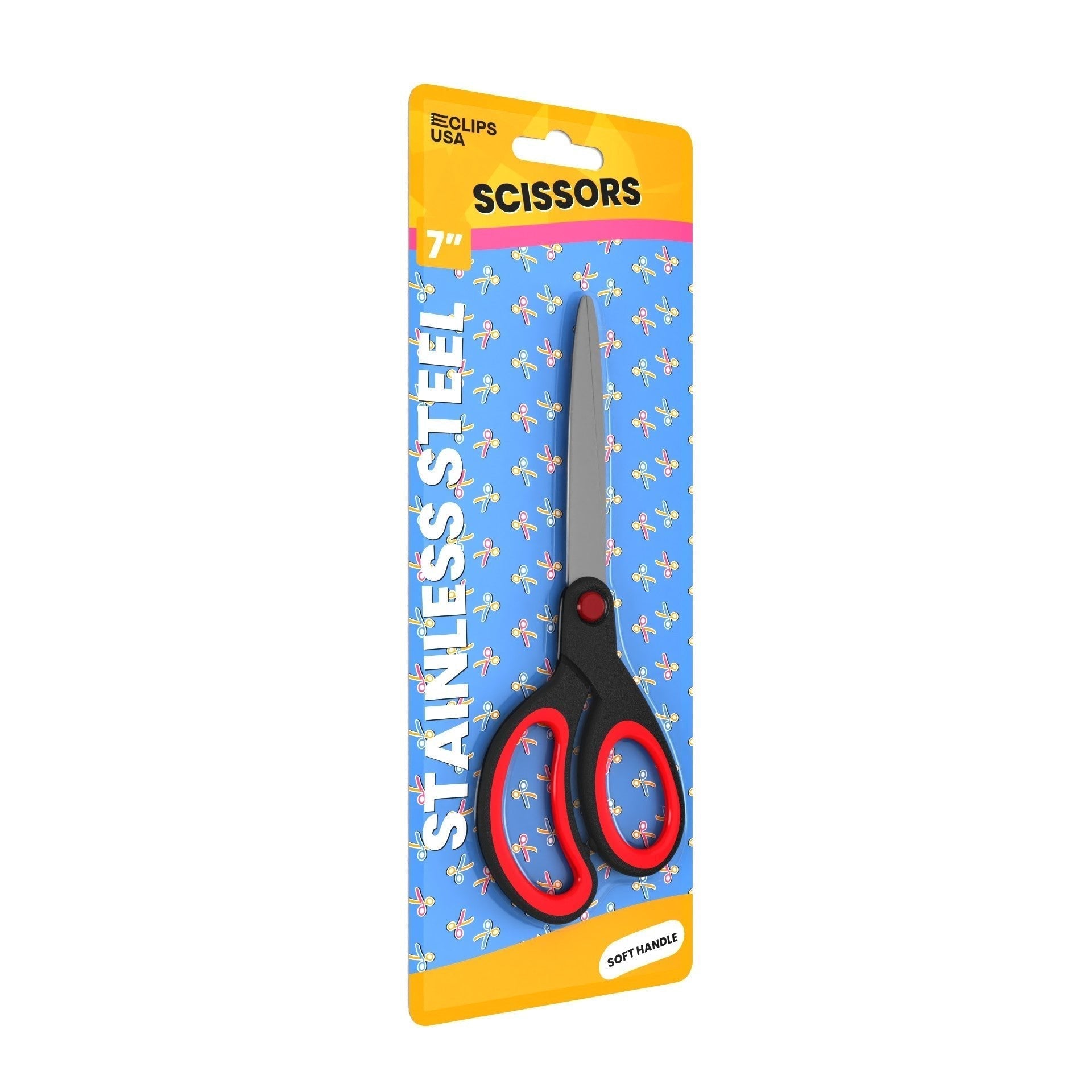 Großhandels-7'-Schere - Pointy Tip & Soft Handle - Edelstahl - Großhandels-Gehäuse von 48 Scheren