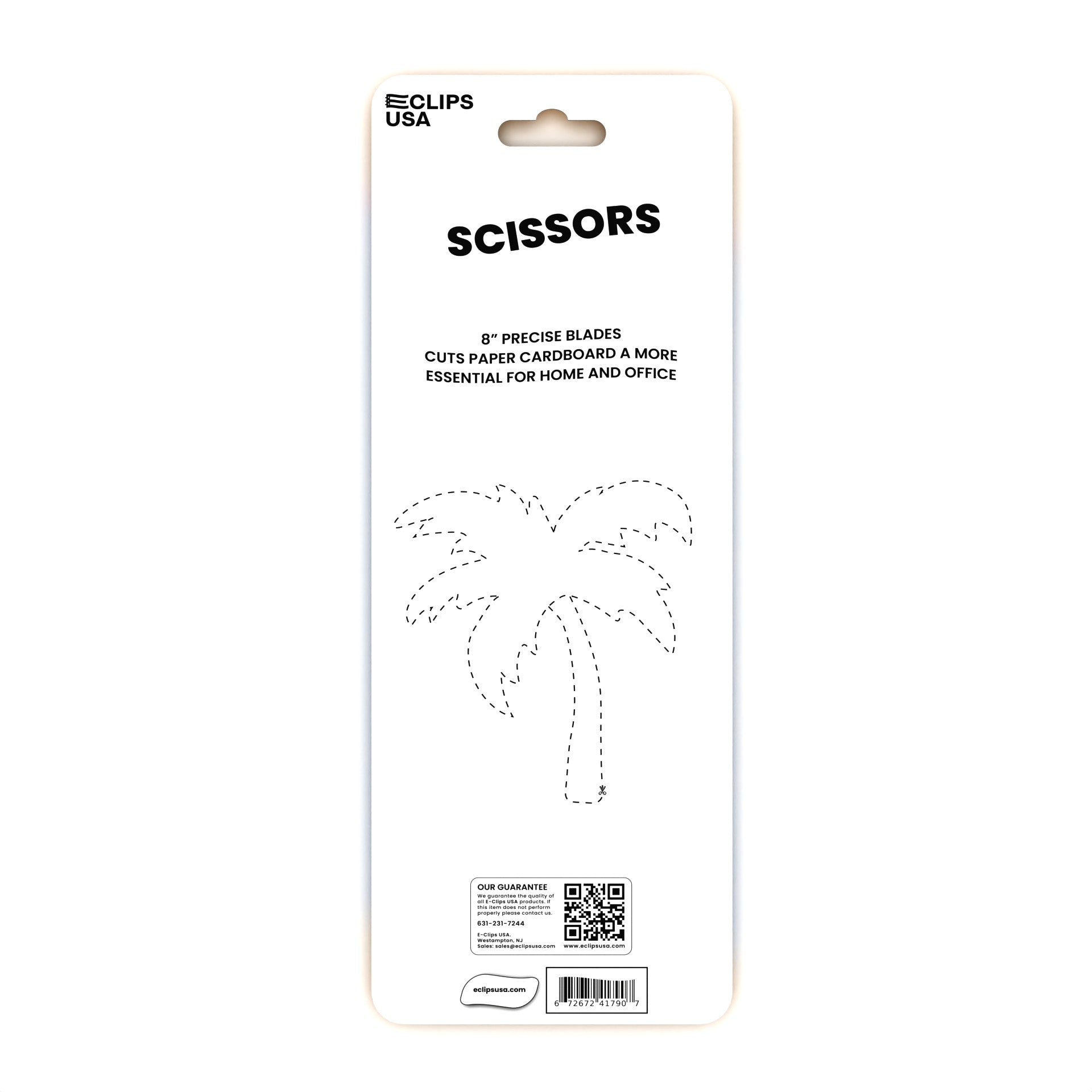 8 Zoll Großhandelsschere - Edelstahl - Spitze & Soft Handle - Bulk Case von 48