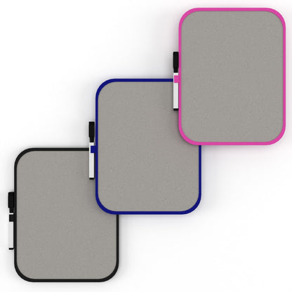 Großhandels-Trockenlöschplatten in verschiedenen Farben mit Marker - 3 Packung - Bulk Case von 48 Packungen - 144 Gesamt Boards