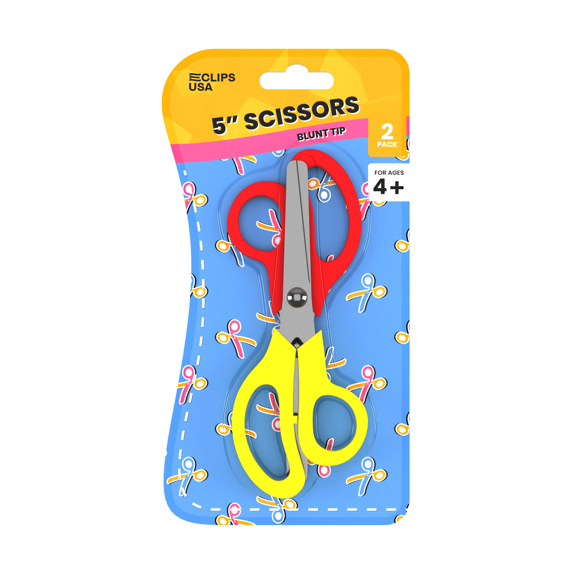 5 Zoll Großhandelsschere - Blunt Tipp in einem 2er-Packung - Bulk Case von 48 Packungen - 96 Gesamtscheren