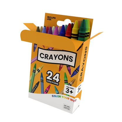 24 Packung Großserienmalmalstifte für Schulkinder - Großpackung mit 48 Packungen - Insgesamt 1152 Malstifte