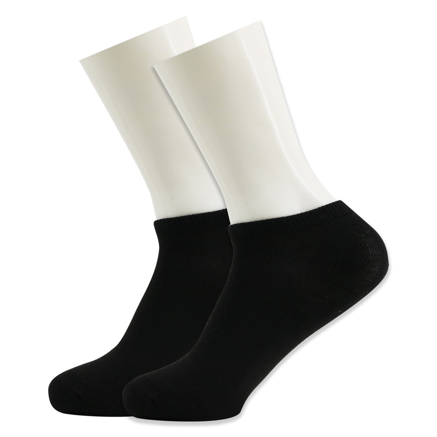 Männer No Show Wholesale Socken, Größe 9-11 in Schwarz - Bulk Case von 96 Paaren
