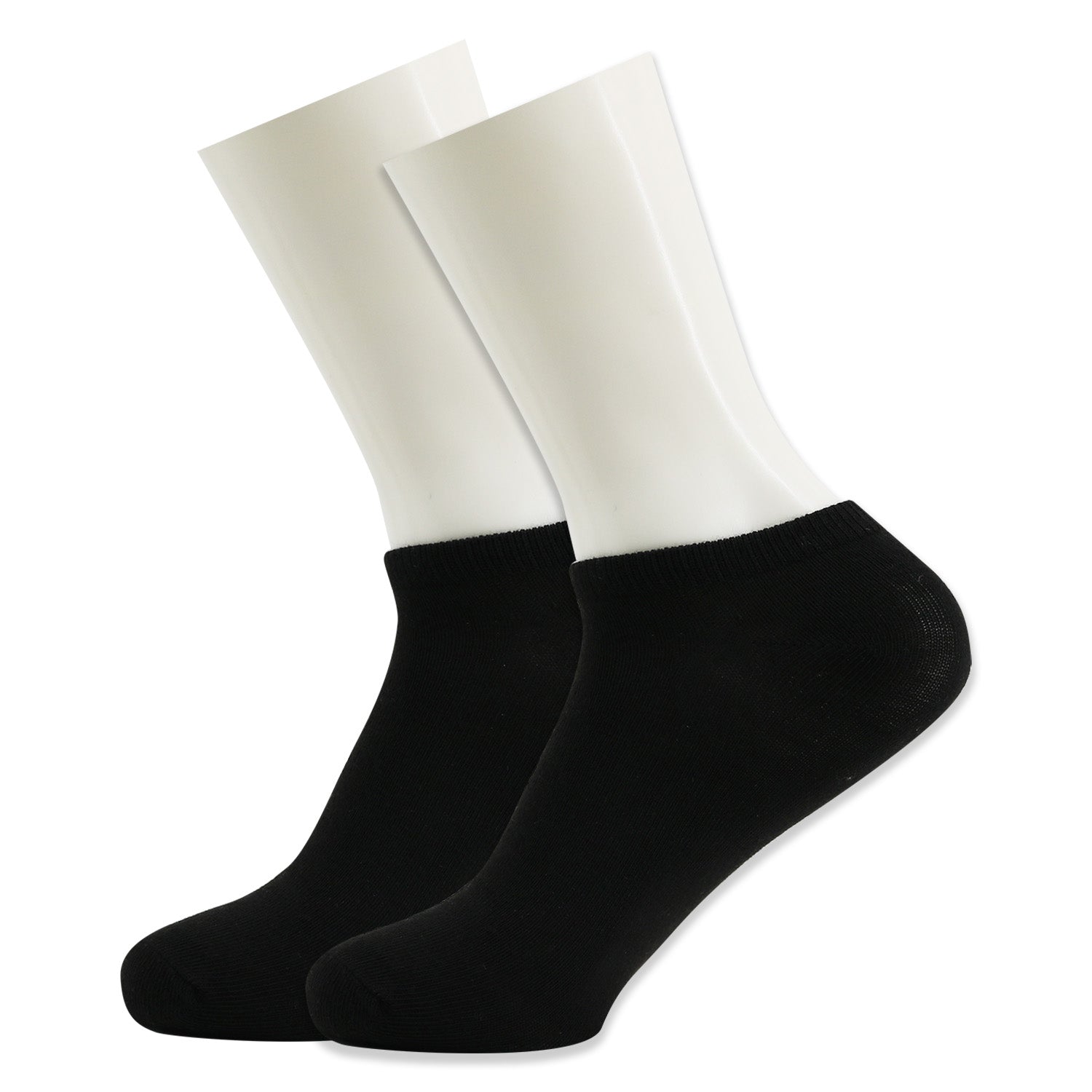 Männer No Show Wholesale Socken, Größe 9-11 in Schwarz - Bulk Case von 96 Paaren