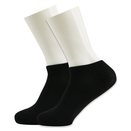 Männer No Show Wholesale Socken, Größe 9-11 in Schwarz - Bulk Case von 96 Paaren