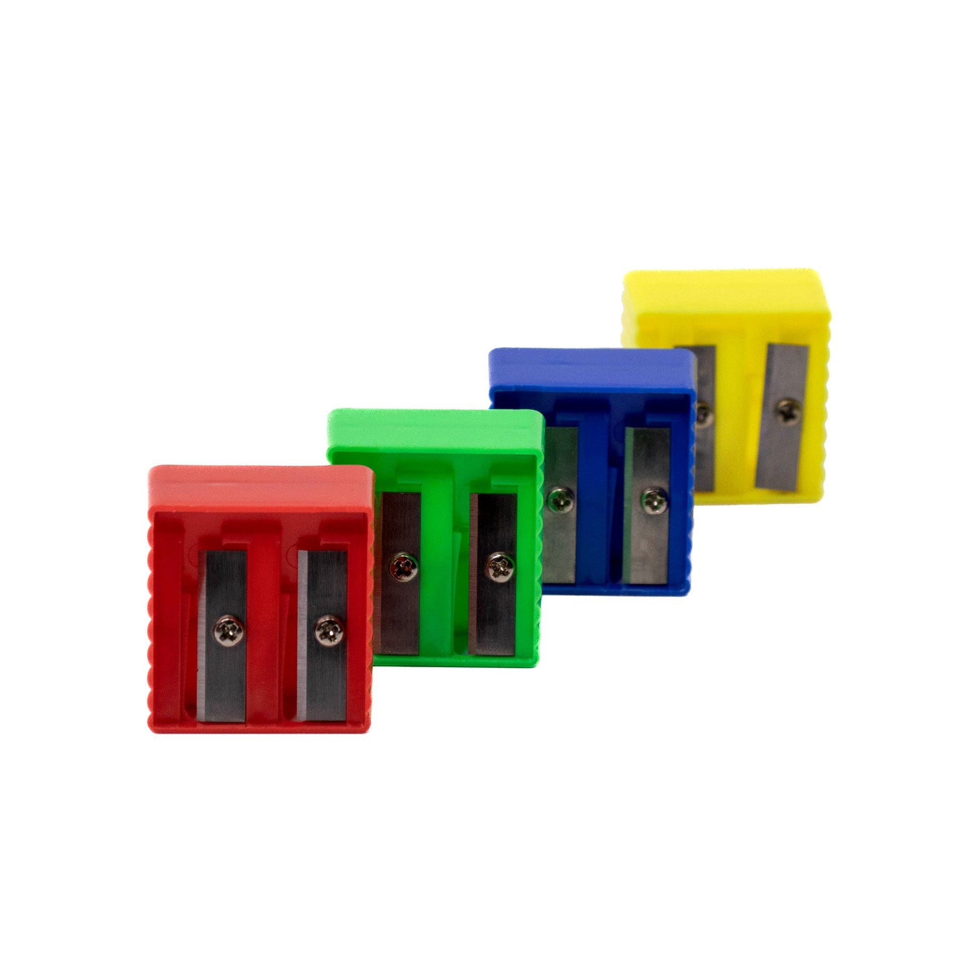 Großhandels-Bleistift-Scharpener | 2 Löcher & verschiedene Farben | Großhandels-Gehäuse von 240
