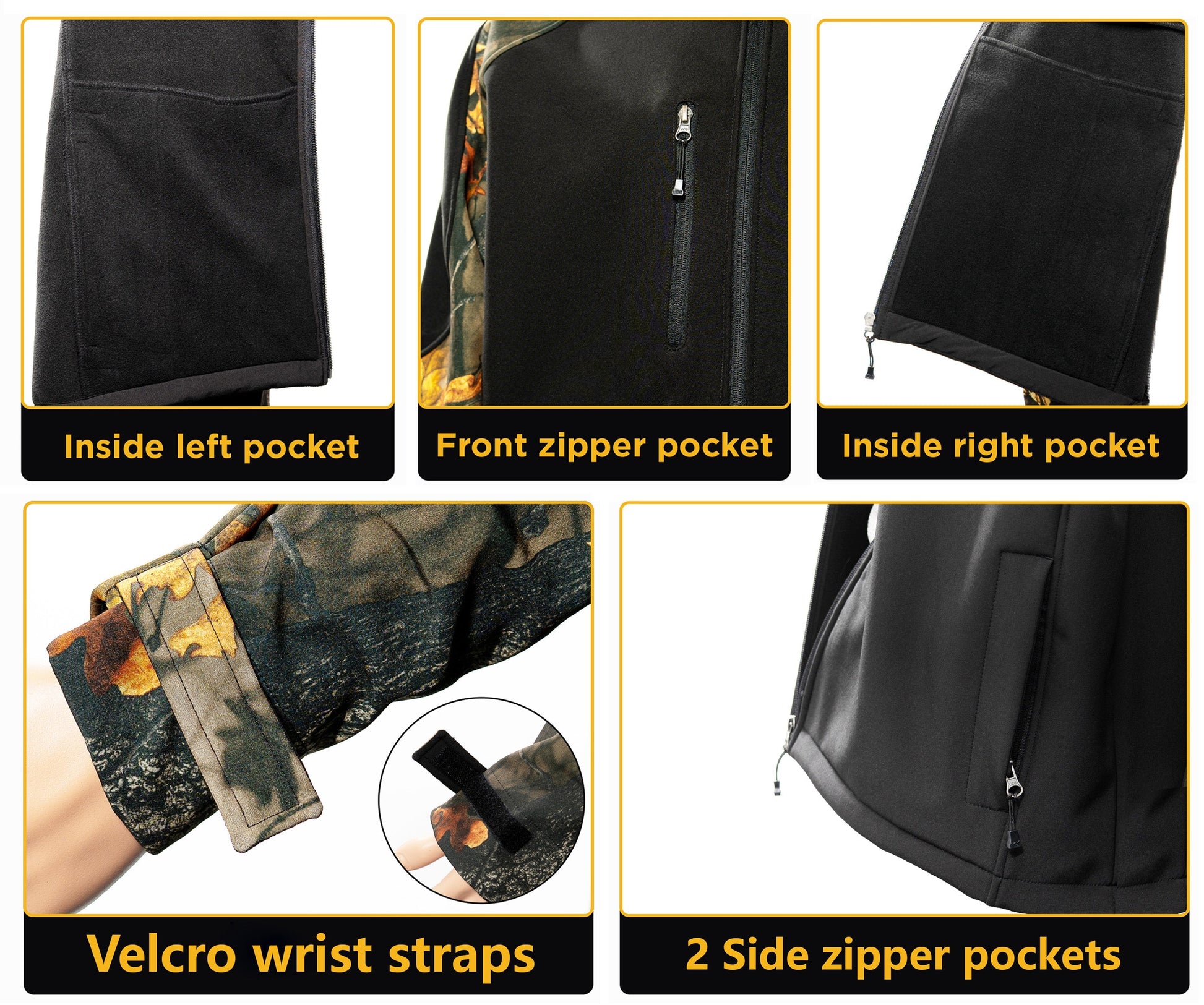 Warme Winter-Mäntel für Männer in Camo & Sizes - Bulk Case von 12 Winterjacken