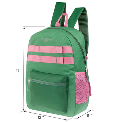 Großhandels-17' Multi-Farben-Rucksäcke in 3 verschiedenen Farben - Bulk Case von 24 Bookbags