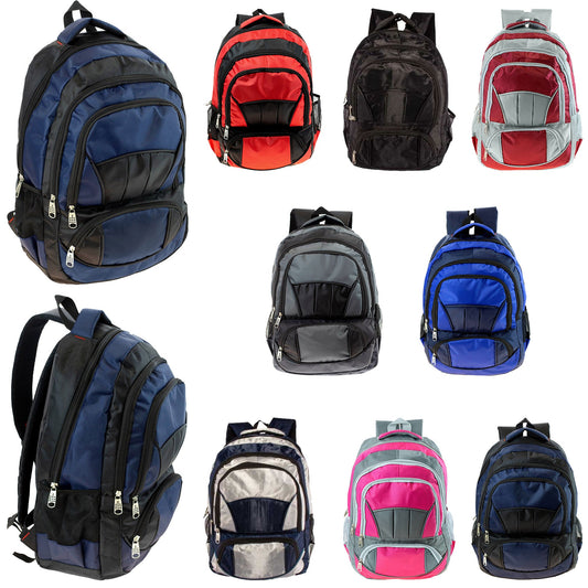19' Langlebiger Premium-Großhandelsrucksack in 8 verschiedenen Farben - Großhandelsfall von 24