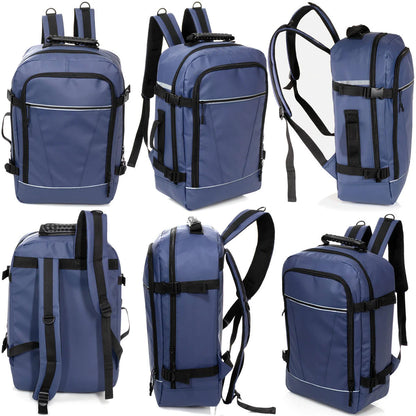 12 Deluxe 18 'Reiserucksäcke in 3 Farben & Ihre Wahl von 12 Bulk Hygiene Kits - Wholesale PFLEGE Package: Obdachlos, Notfall, Wohltätigkeit