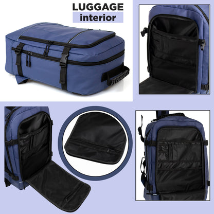 18' Deluxe Padded Back Wholesale Travel Rucksack mit einem Organisator - Bulk Case von 12