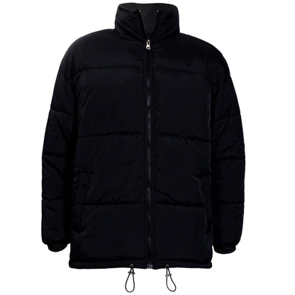 Warme Winter-Mäntel in Schwarz (nur große Größen) - Bulk Case von 12 Winterjacken