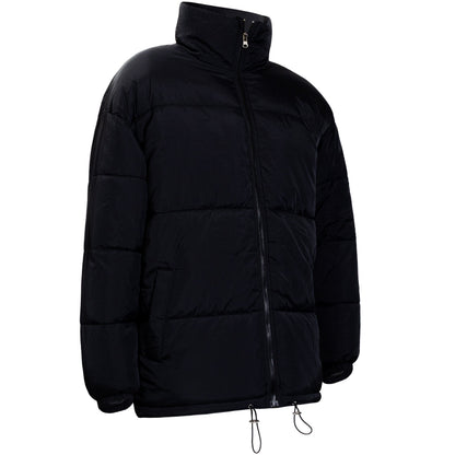 Warme Winter-Mäntel in Schwarz (nur große Größen) - Bulk Case von 12 Winterjacken