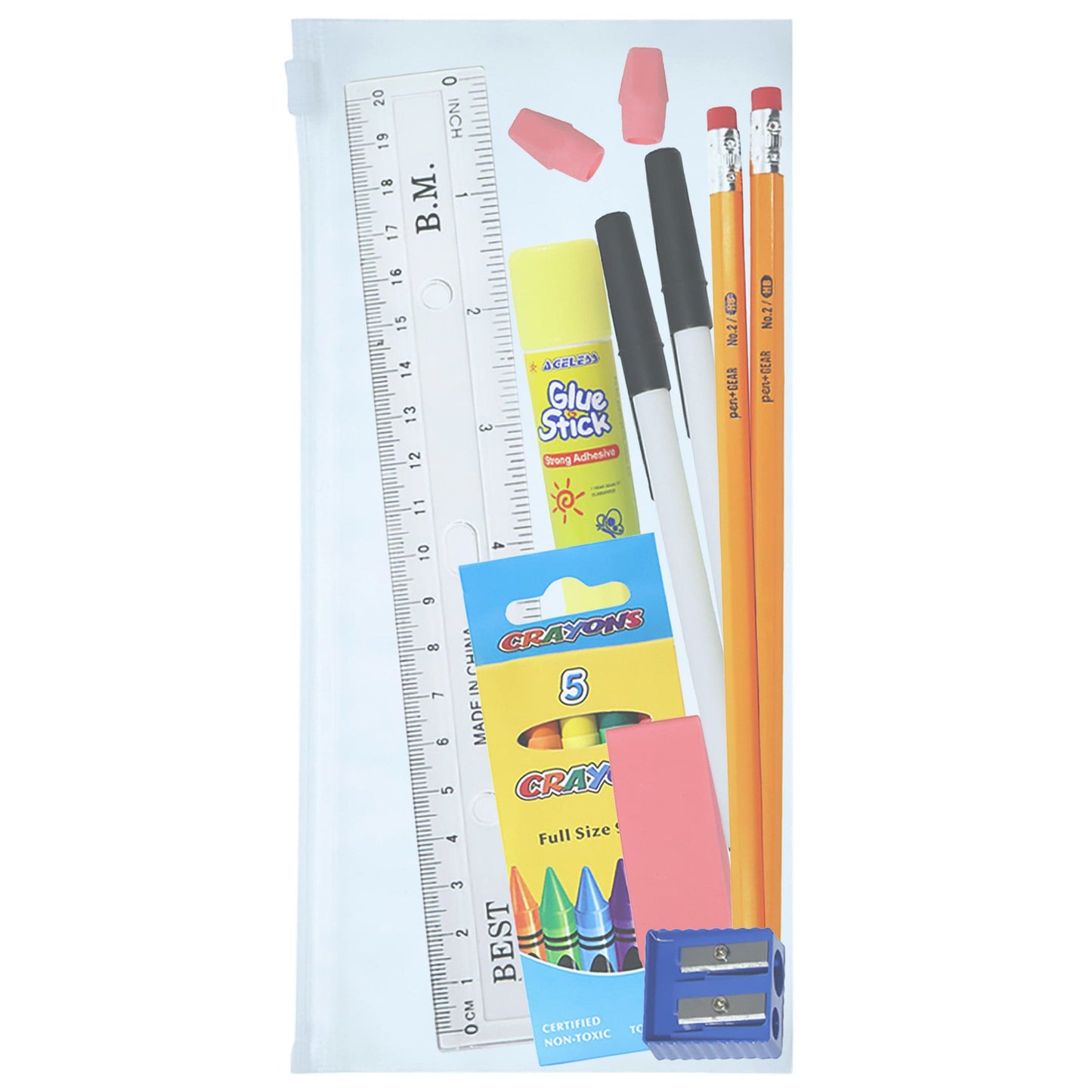 16 Stück Großhandel Grundschule Versorgungs-Kits für Studenten - Bulk Case von 48 Kits