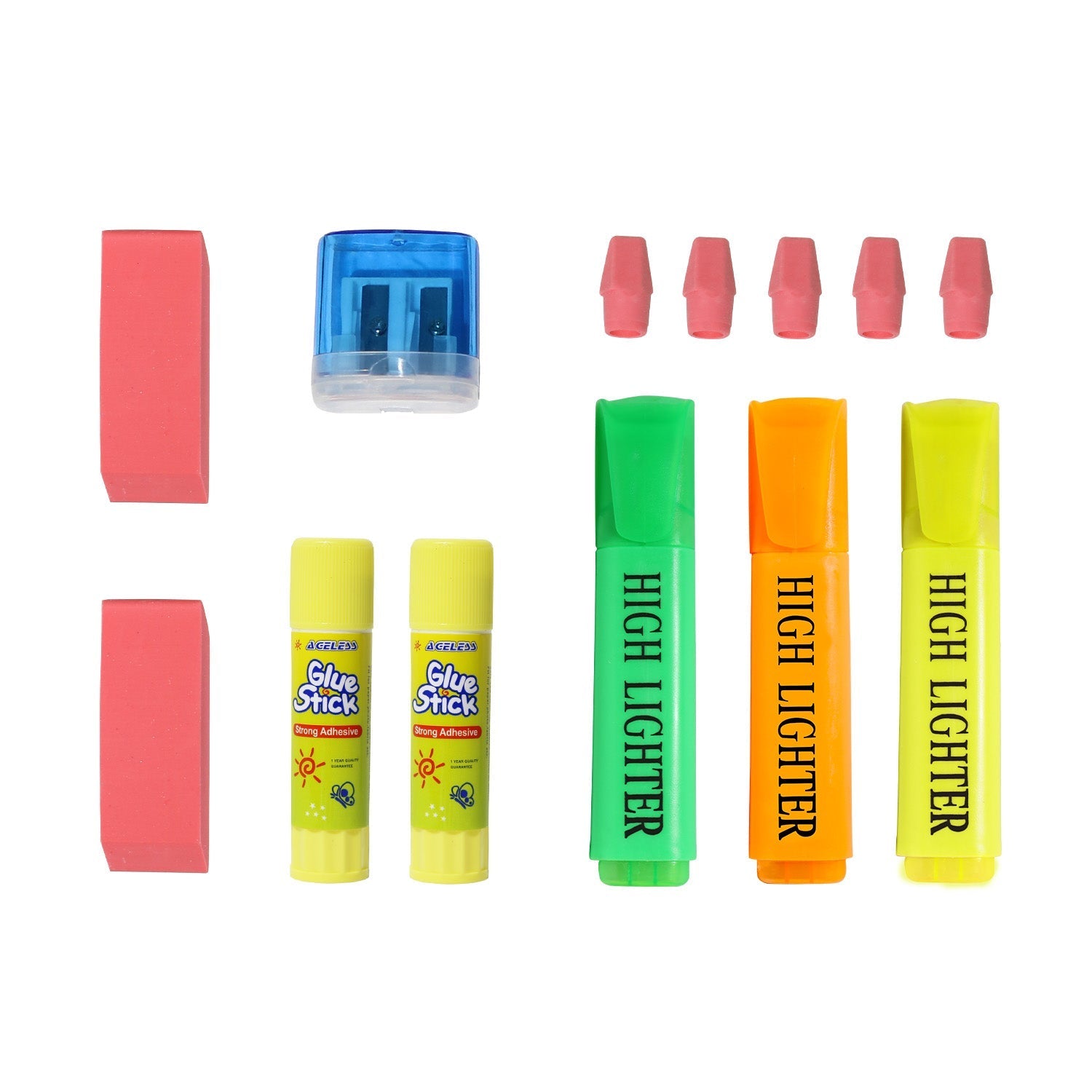 52 Stück Großhandels-Kinderschule Versorgungs-Kits - Bulk Case von 12 Kits