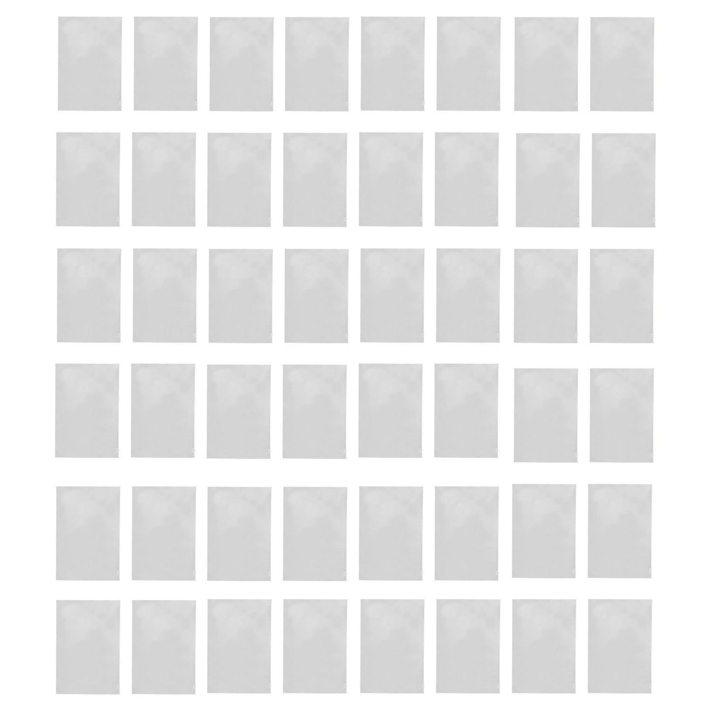 10' Großhandels-Clear-Bleistiftbeutel - Bulk School Supplies - Fall von 48 Bleistiftbeuteln