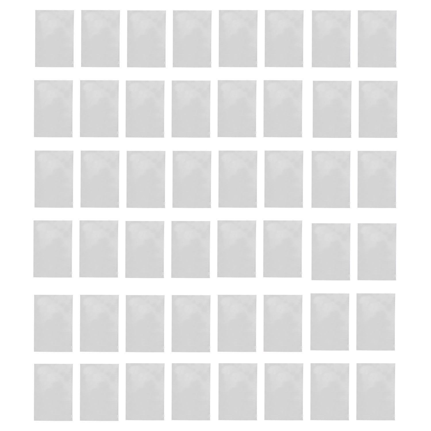 10' Großhandels-Clear-Bleistiftbeutel - Bulk School Supplies - Fall von 48 Bleistiftbeuteln