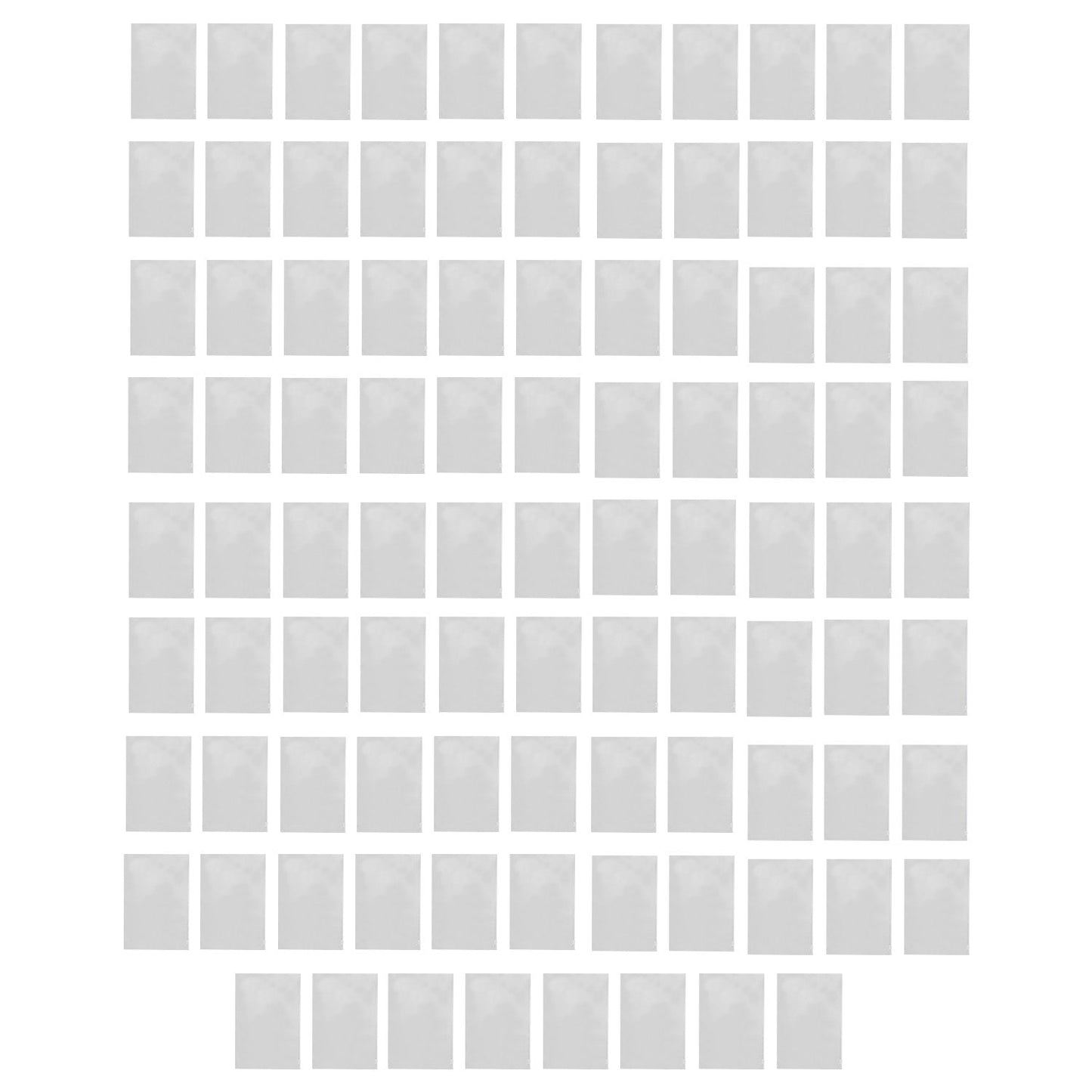 10' Großhandels-Clear-Bleistiftbeutel - Bulk School Supplies - Fall von 96 Bleistiftbeuteln