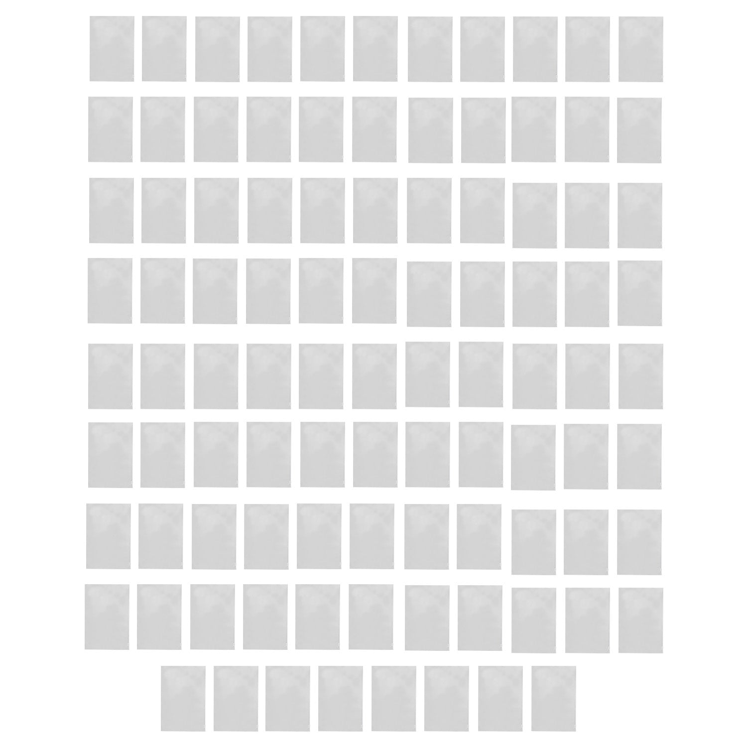 10' Großhandels-Clear-Bleistiftbeutel - Bulk School Supplies - Fall von 96 Bleistiftbeuteln