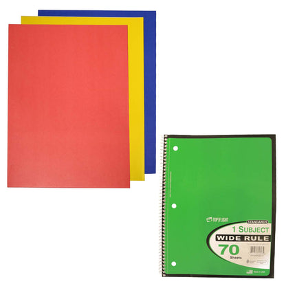 50 Stück Großhandel Premium School Supply Kits für Studenten - Bulk Case von 12 Kits