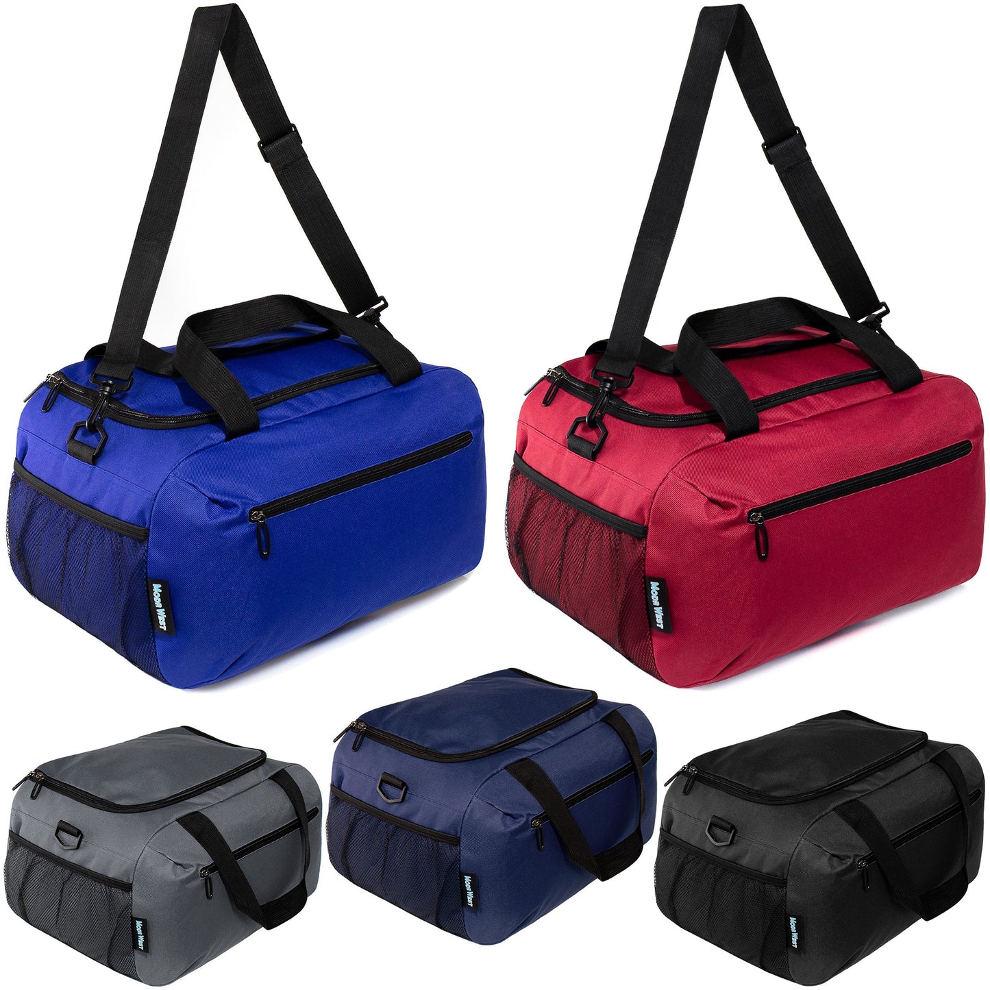 18' Wholesale Duffle Bag in 5 verschiedenen Farben mit 2 Kompartimenten - Bulk Case von 24