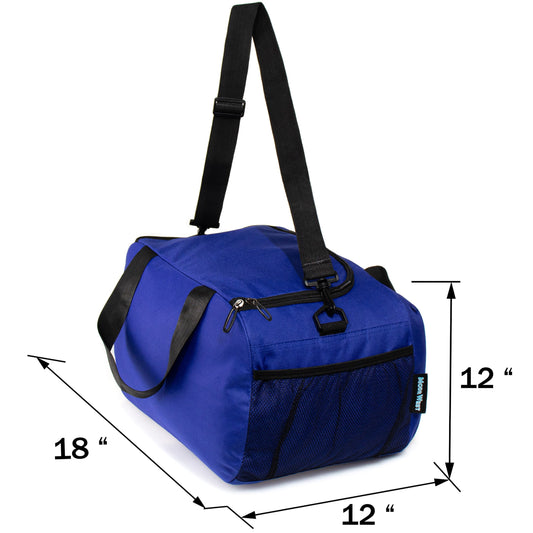 18' Wholesale Duffle Bag in 5 verschiedenen Farben mit 2 Kompartimenten - Bulk Case von 24