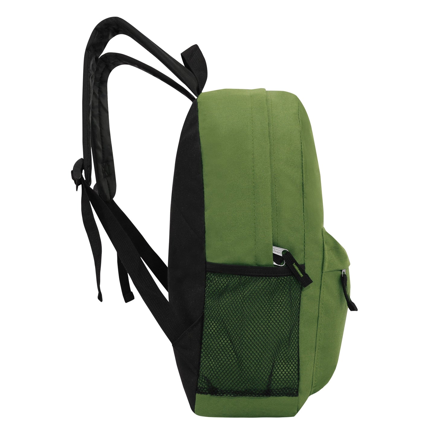 17' Wholesale Rucksäcke in Olivgrün | Zurückgepolstert | Bulk Case von 24 Bookbags