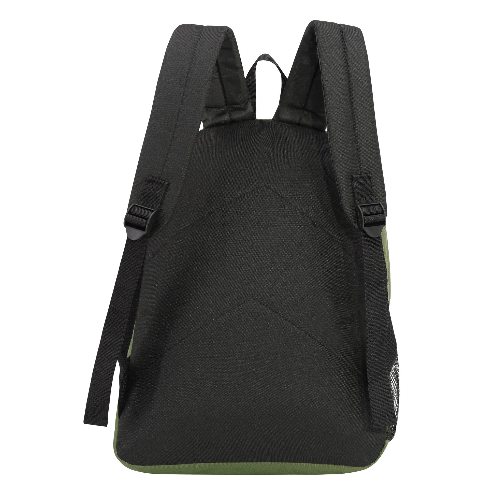 17' Wholesale Rucksäcke in Olivgrün | Zurückgepolstert | Bulk Case von 24 Bookbags