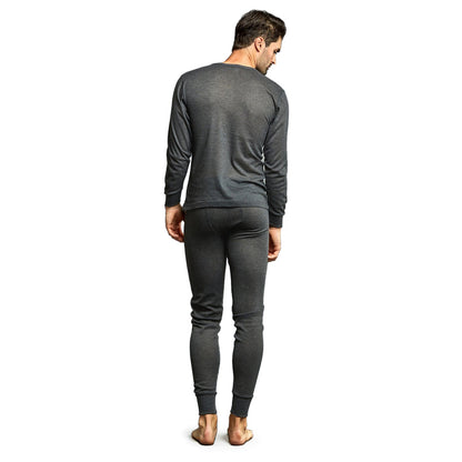 Herren Holzkohle Winter Thermal Unterwäsche Set Assorted Größen - Bulk Case von 24