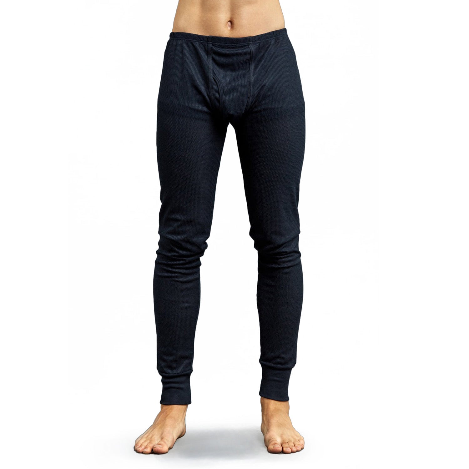 Herren Marineblau Winter Thermal Unterwäsche Set Assorted Größen - Bulk Case von 24