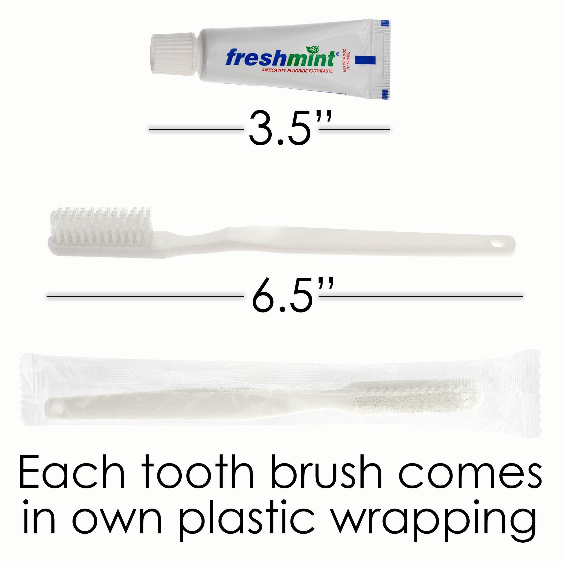 14 Stück Premium Wholesale Hygiene Kits - Reise Toilettenzubehör - Großhandelsfall von 48