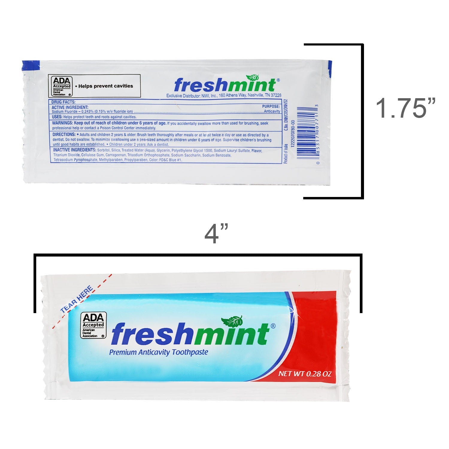10 Stück Deluxe Wholesale Hygiene Kits - Reise Toilettenzubehör - Großhandelsfall von 48