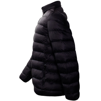 Herren-Hooded Warm Winter Wholesale Coats in Schwarz in verschiedenen Größen - Bulk Case von 12 Winter Jacken