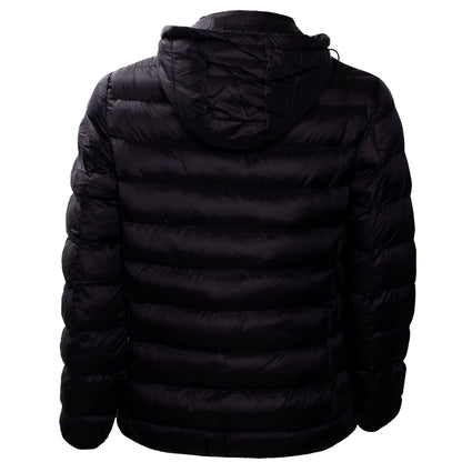 Herren-Hooded Warm Winter Wholesale Coats in Schwarz in verschiedenen Größen - Bulk Case von 12 Winter Jacken