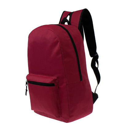 15 'Grundschule Kinder Basic Wholesale Rucksack in 8 Farben - Bulk Case von 24