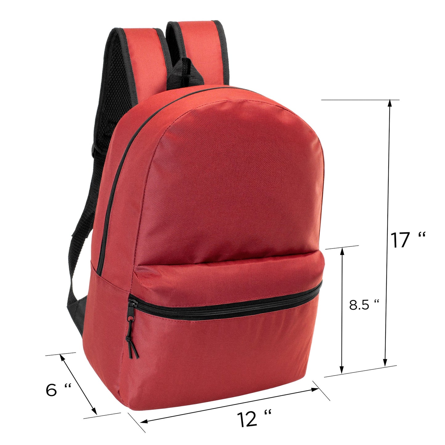 12 17 'Klassische Rucksäcke in 12 verschiedenen Farben & Ihre Wahl von 12 Bulk Hygiene Kits - Wholesale PFLEGE Package: Obdachlos, Notfall, Wohltätigkeit