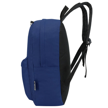 17 'Kids Wholesale Rucksäcke in Marineblau Blau | Bulk Case von 24 Bookbags