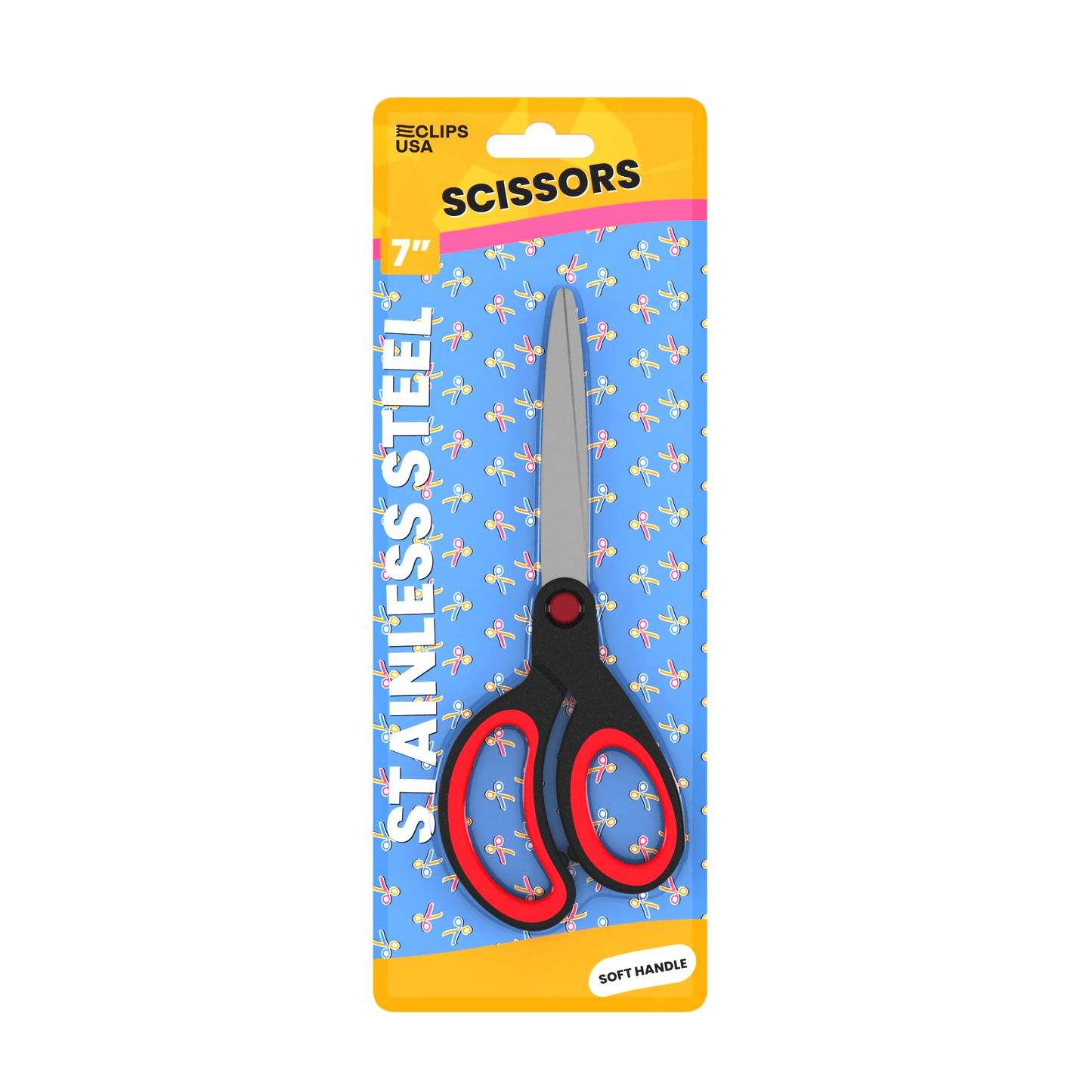 Großhandels-7'-Schere - Pointy Tip & Soft Handle - Edelstahl - Großhandels-Gehäuse von 48 Scheren