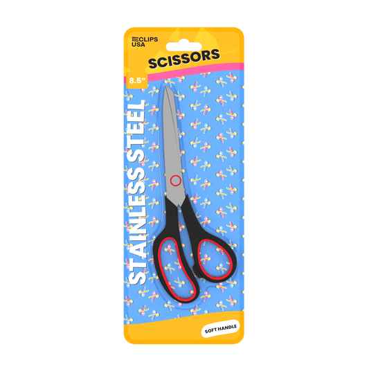 8 Zoll Großhandelsschere - Edelstahl - Spitze & Soft Handle - Bulk Case von 48